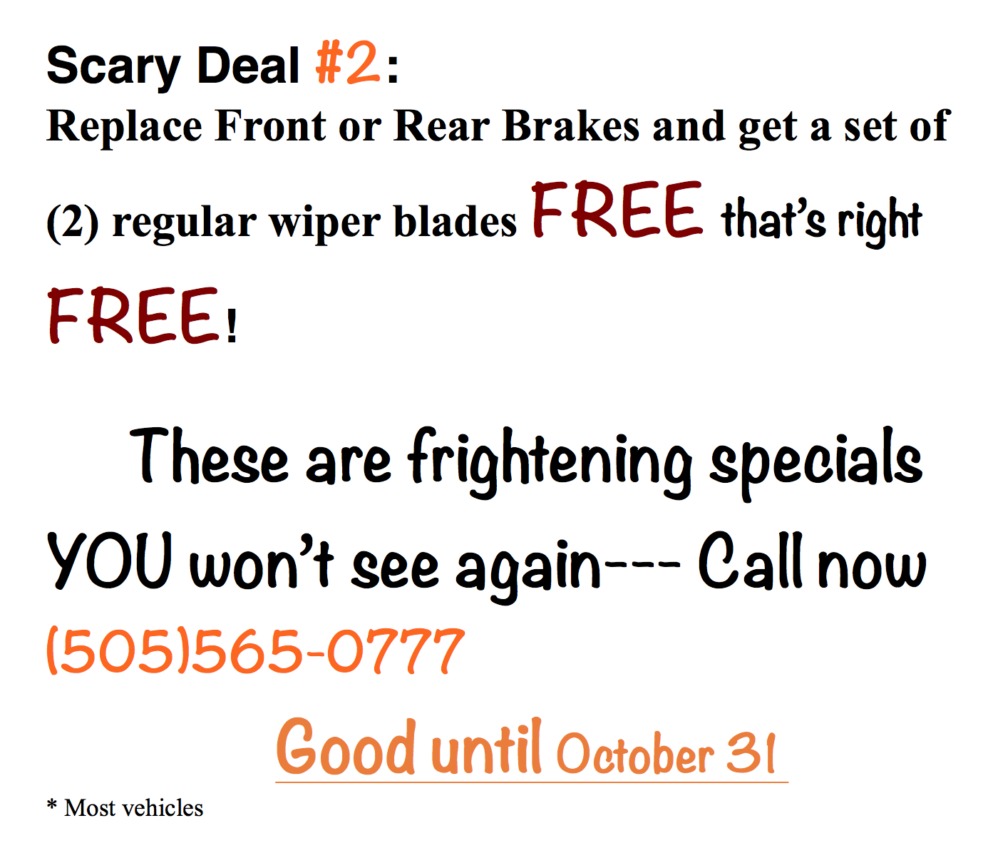 October Specials! | Motor Car Mall - image #2